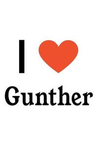 I Love Gunther: Gunther Designer Notebook