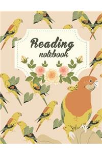 Reading notebook