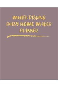 Multi-Tasking Busy Home Maker Planner