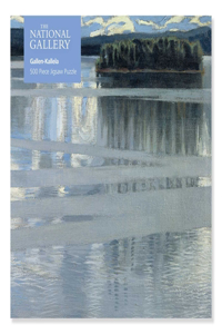 Adult Jigsaw Puzzle National Gallery: Akseli Gallen-Kallela: Lake Keitele (500 Pieces)