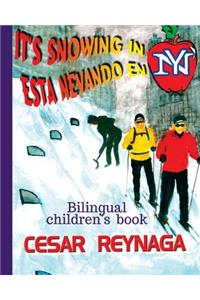 It's snowing in New York