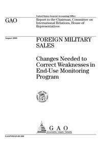 Foreign Military Sales: Changes Needed to Correct Weaknesses in EndUse Monitoring Program