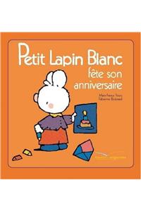 Petit Lapin Blanc Fete Son Anniversaire - 5