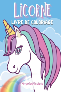 Licorne Livre de coloriage
