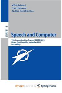 Speech and Computer