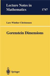 Gorenstein Dimensions