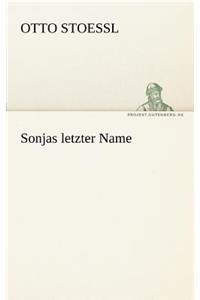 Sonjas Letzter Name