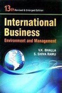 International Business Environment & Management