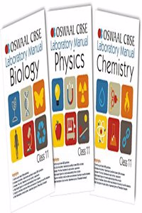 Oswaal CBSE Laboratory Manual Class 11 (Set of 3 Books ) Physics, Chemistry & Biology (For March 2020 Exam)