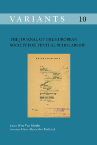 Journal of the European Society for Textual Scholarship
