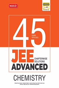 MTG 45 Years JEE Advanced Previous Years Solved Papers with Chapterwise Solutions-Chemistry(1978-2022), JEE Advanced PYQ For 2023 Exam