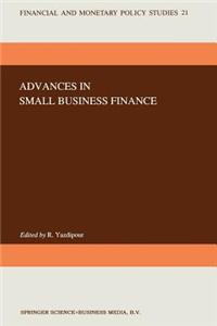 Advances in Small Business Finance