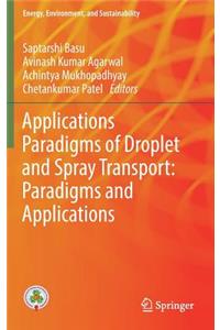 Droplet and Spray Transport: Paradigms and Applications