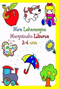 Nire Lehenengoa Margotzeko Liburua 2-4 urte