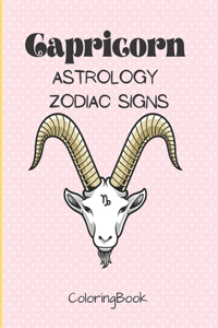 Capricorn - Astrology Zodiac Signs Coloring Book