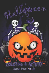 Halloween coloring & Activity books For Kids