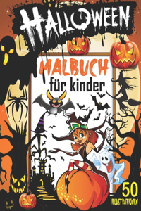 Halloween malbuch für kinder