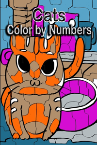 Cats color by numbers
