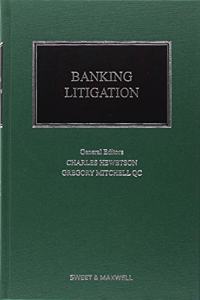 Banking Litigation Hardcover â€“ 31 July 2017