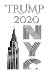 Trump-2020 Iconic Chrysler Building Sir Michael designer NYC writing Drawing Journal.