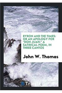 Byron and the Times