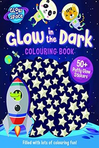 Glow in the Dark Colouring Book with Puffy Glow Stickers