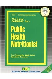 Public Health Nutritionist: Passbooks Study Guide