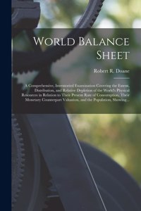 World Balance Sheet