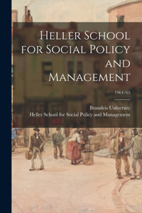 Heller School for Social Policy and Management; 1964/65