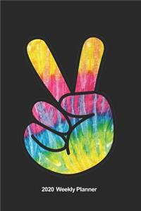 Plan On It 2020 Weekly Calendar Planner - Peace Out