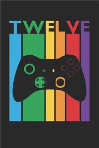 Gaming Notebook for 12 Year Old Boys and Girls - Colorful Gaming Journal - 12th Birthday Gift for Gamer Diary