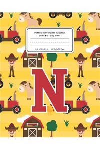Primary Composition Notebook Grades K-2 Story Journal N