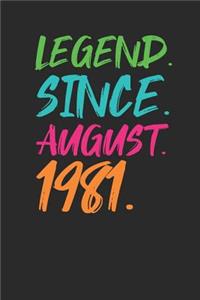 Legend Since August 1981