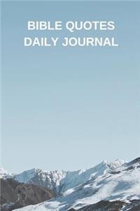 Bible Quotes Daily Journal