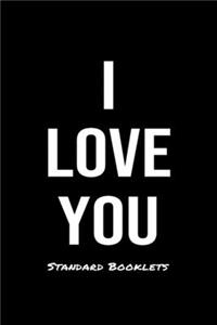 I Love You Standard Booklets