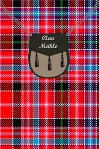 Clan Meikle Tartan Journal/Notebook