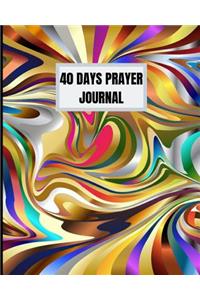 40 days prayer journal