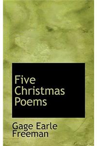 Five Christmas Poems