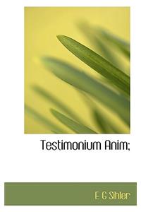 Testimonium Anim;