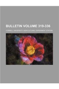 Bulletin Volume 319-336
