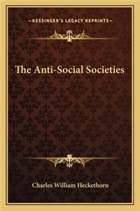 Anti-Social Societies