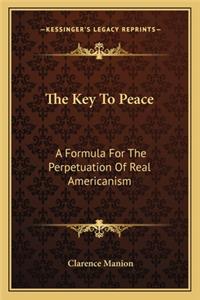 The Key to Peace