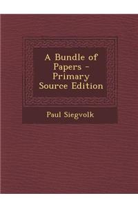 Bundle of Papers