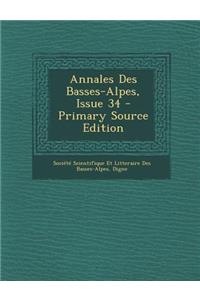 Annales Des Basses-Alpes, Issue 34