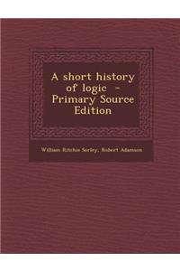 A Short History of Logic