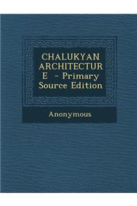 Chalukyan Architecture