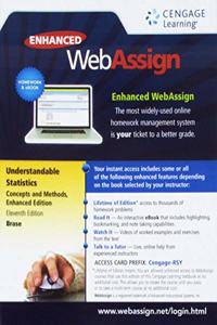 Webassign Printed Access Card for Brase/Brase's Understandable Statistics: Concepts and Methods, Enhanced, 11th Edition, Single-Term