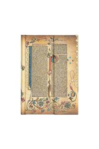 Paperblanks Parabole Gutenberg Bible Hardcover MIDI Lined Wrap Closure 144 Pg 120 GSM