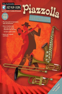 Piazzolla - Ten Favorite Tunes: Jazz Play-Along Series, Volume 188 (Book/Online Audio)