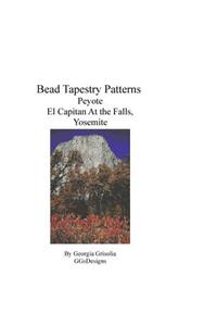Bead Tapestry Patterns Peyote El Capitan At the Falls, Yosemite